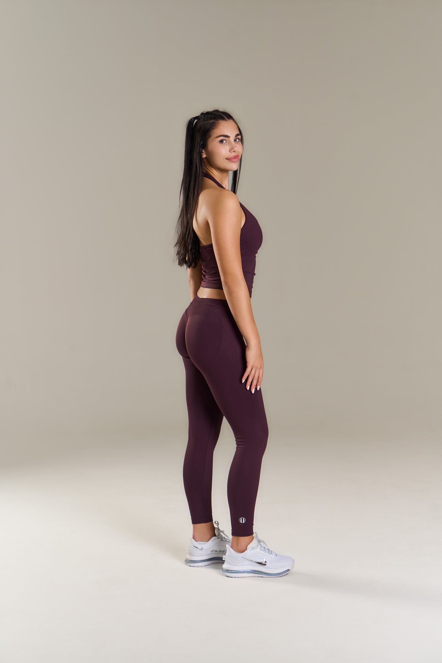 24/7 halter top – mulberry