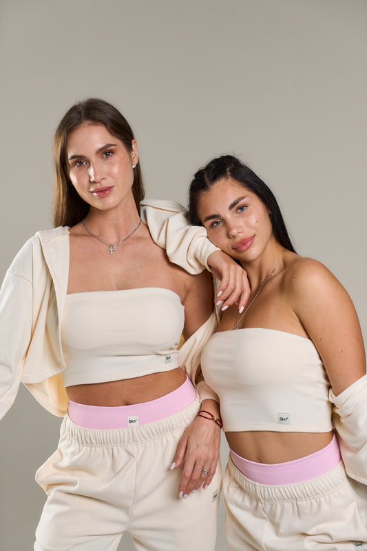 Cloud Travel Fleece Crop Top