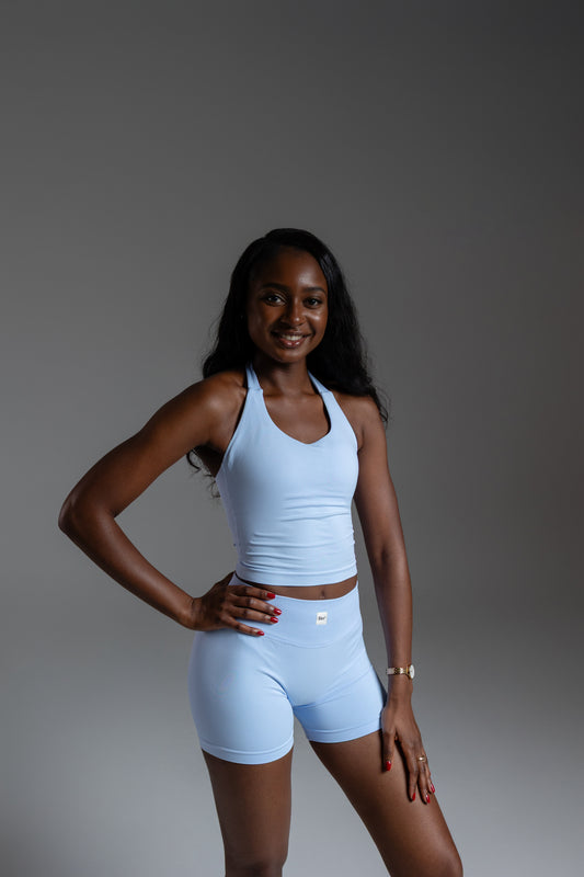 Forma Seamless Sculpt Short – Light Blue