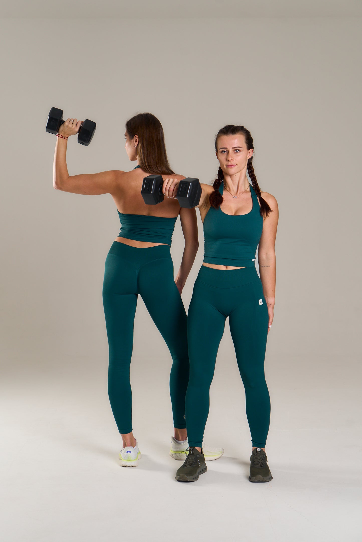 24/7 halter top – deep forest motion