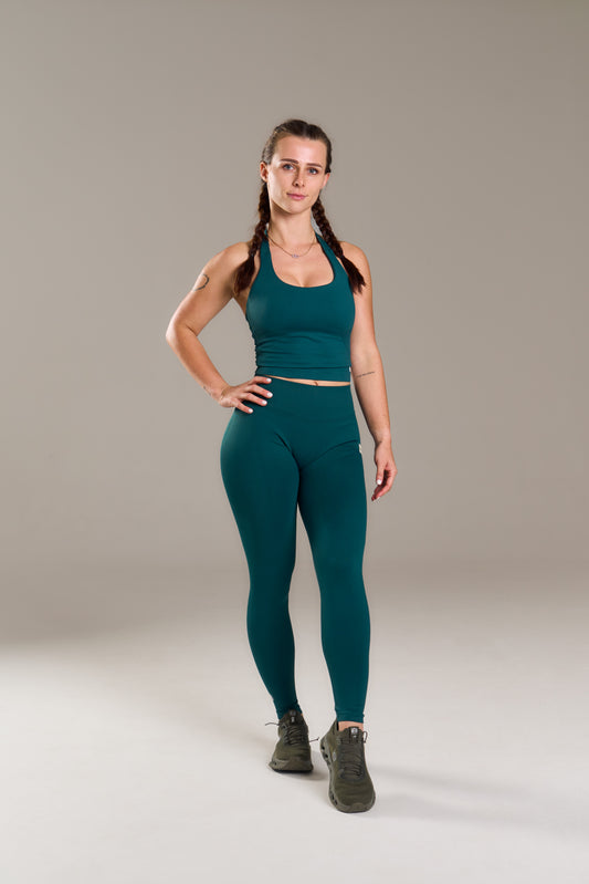 24/7 Sculpt Leggings – Deep Forest Motion