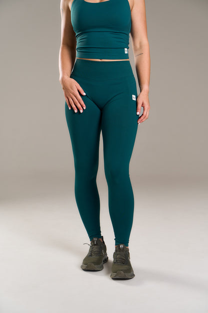 24/7 Sculpt Leggings – Deep Forest Motion