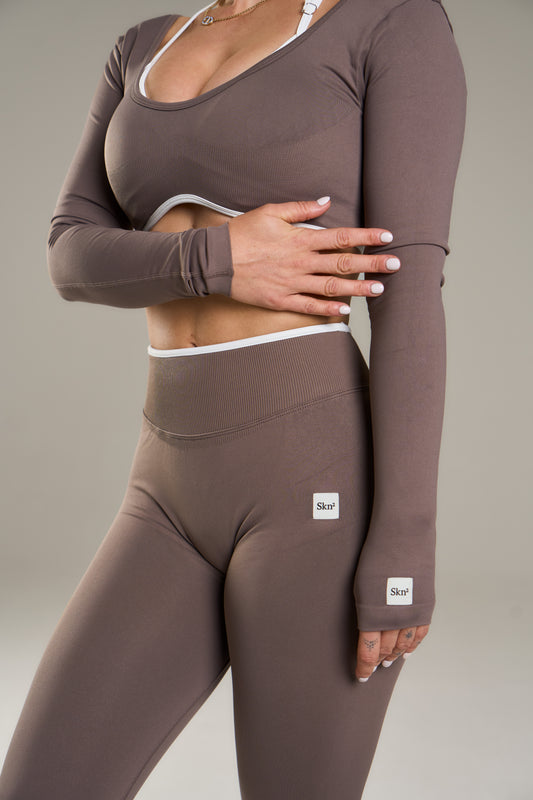 24/7 long sleeve – MOCHA