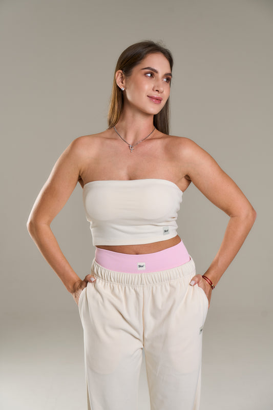 Cloud Travel Fleece Crop Top