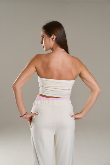 Cloud Travel Fleece Crop Top