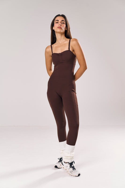 Minx Jumpsuit Chocolate