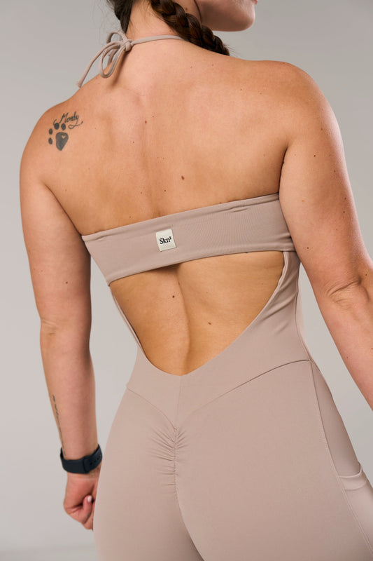 Minx Jumpsuit  Beige