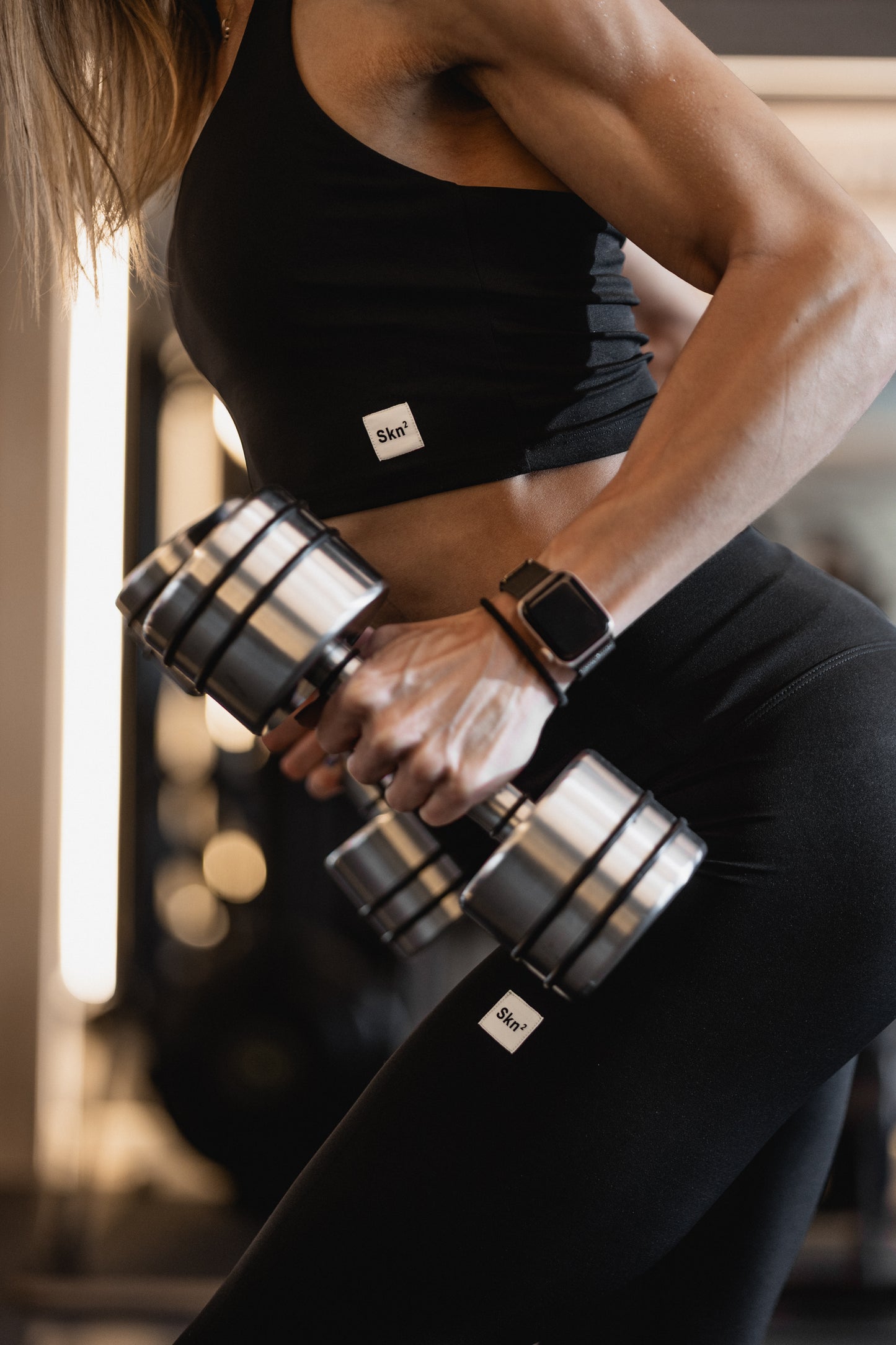 Smooth Rib Legging – Black