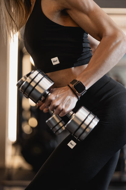 Smooth Rib Legging – Black