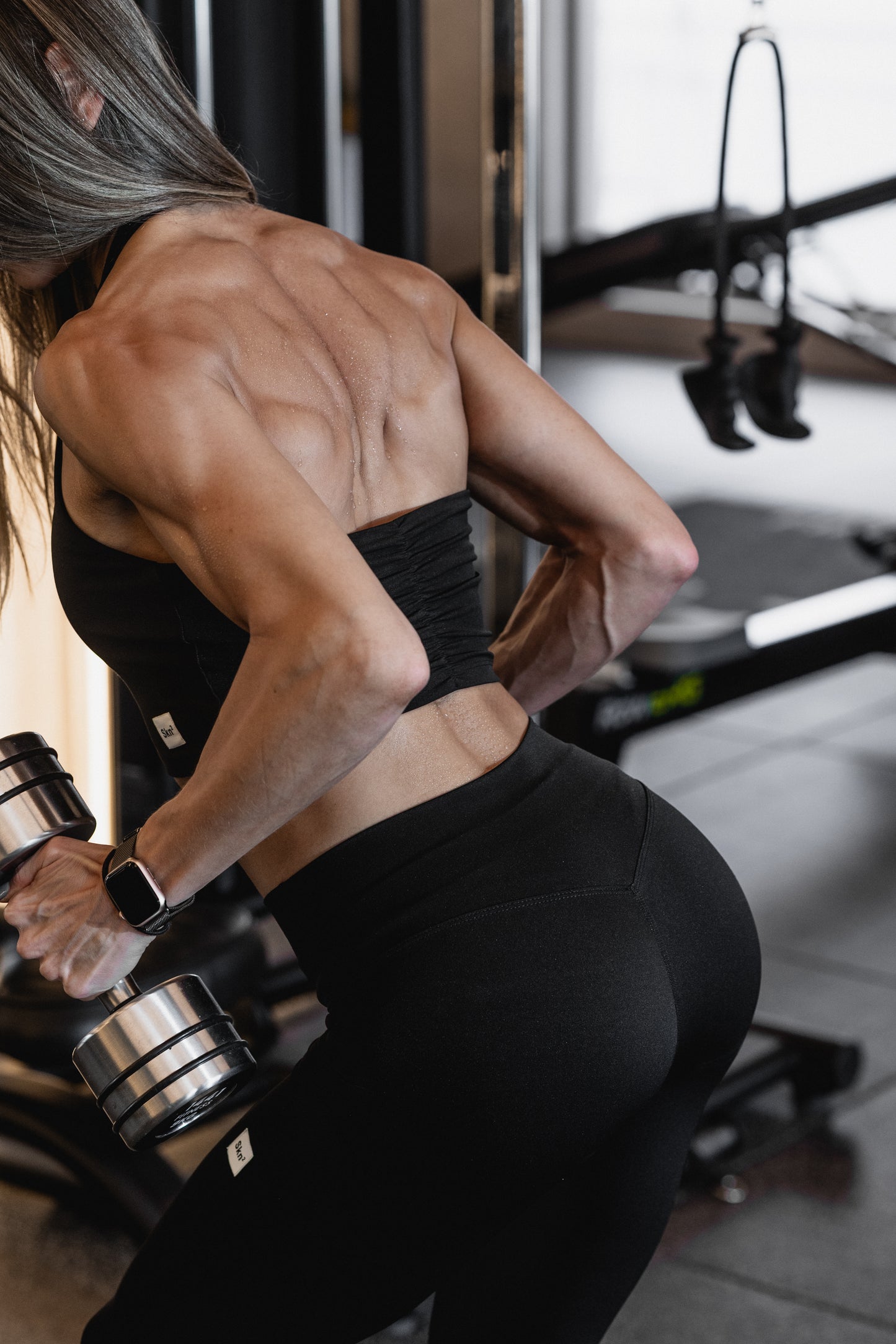 Smooth Rib Legging – Black