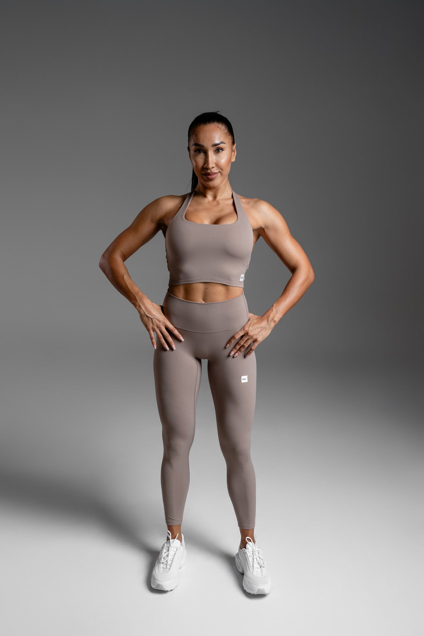 Smooth Rib Legging Khaki