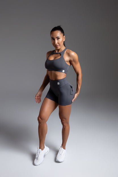 Apex Sculpt Bra Graphite