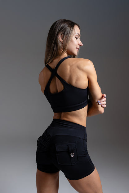 Apex Sculpt Bra – Black