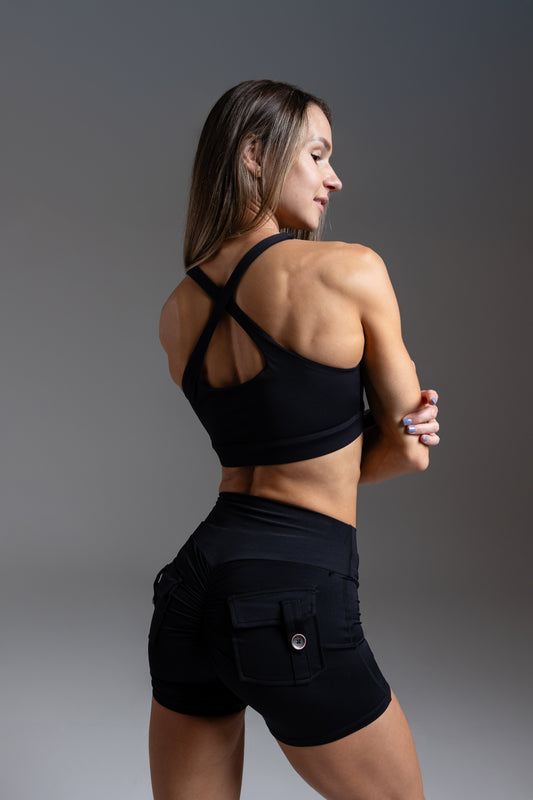 Apex Sculpt Bra – Black