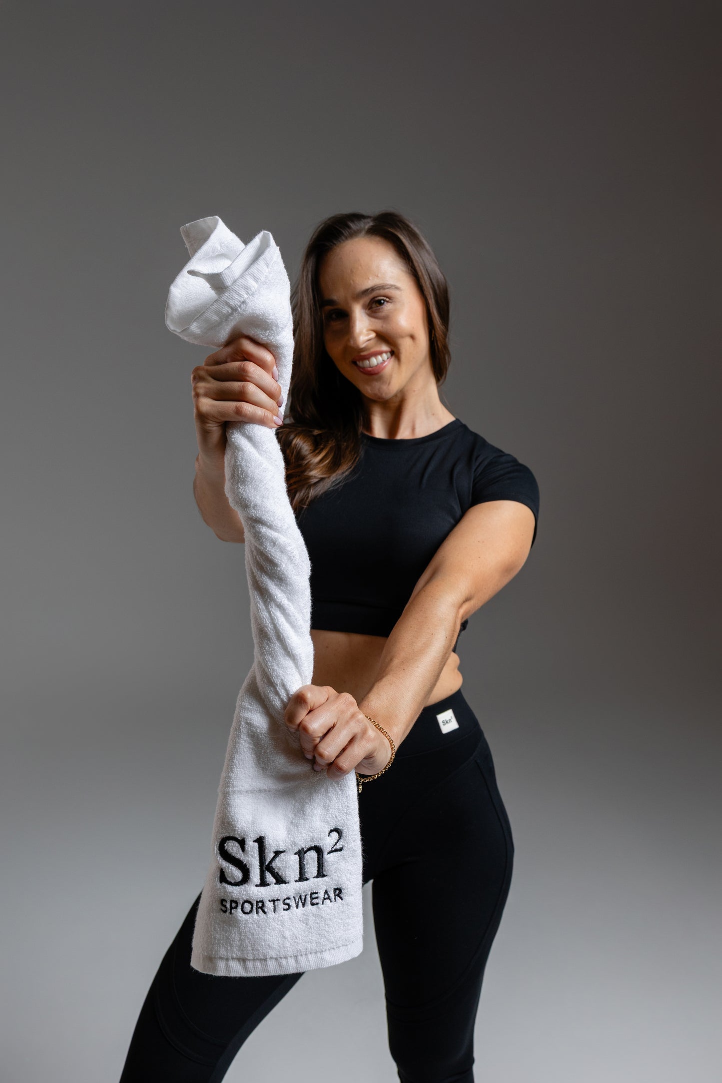 Define Crop Tee Black