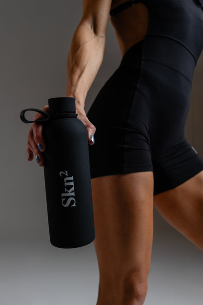 Velura Sculpt Short Jumpsuit – Black